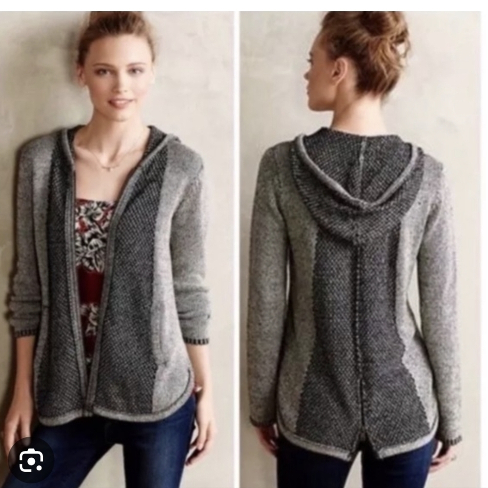 Anthropologie Sparrow Dusk Zipped Hoodie Size Medium